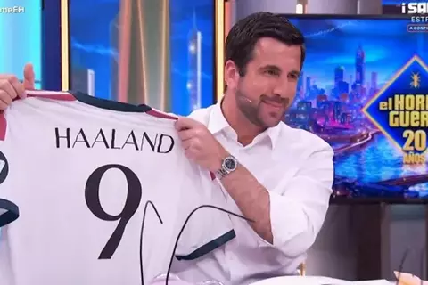 بعد إعلان ضمه.. سر علاقة مرشح رئاسة ريال مدريد بهالاند (صورة)